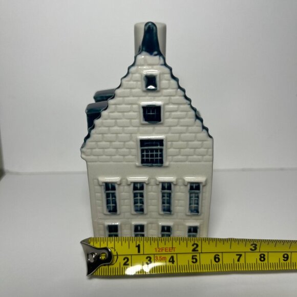 KLM Delft Blue House Miniature No. 77 Ceramic Collectible *empty* - Picture 6 of 9